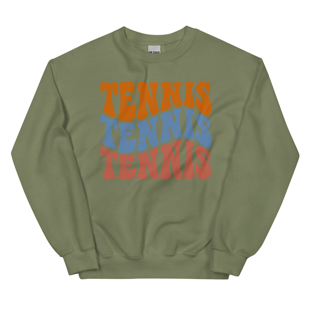 Tennis Color Wave Sweatshirt