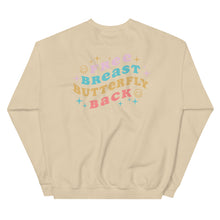 Load image into Gallery viewer, Free-Breast-Butterfly-Back-Swim Sweatshirt
