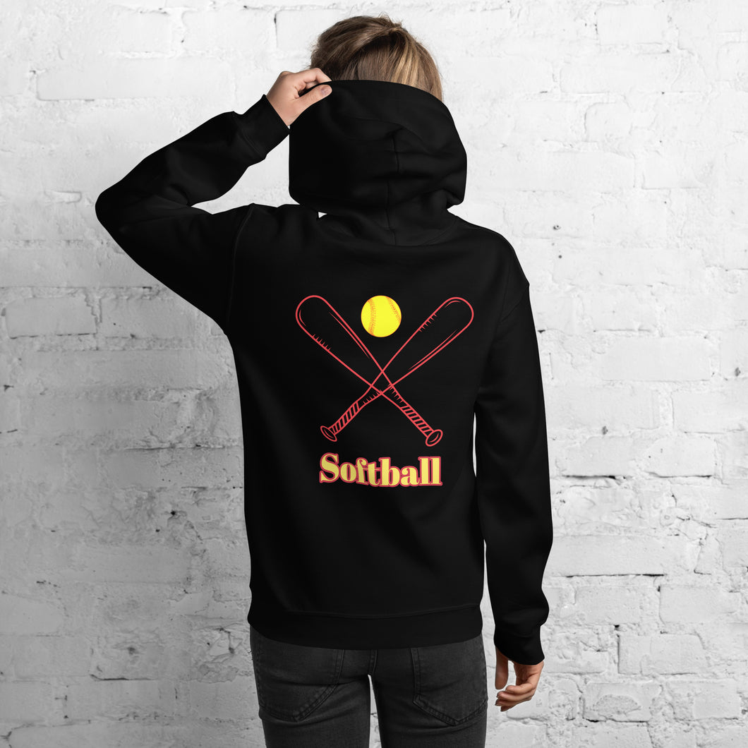 No Limit For Greatness Softball Hoodie