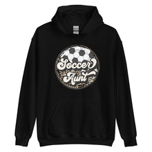 Load image into Gallery viewer, Soccer Leopard Aunt Hoodie
