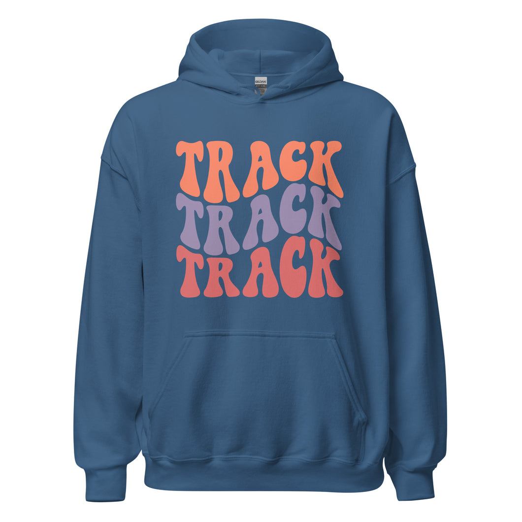 Track Color Wave Hoodie