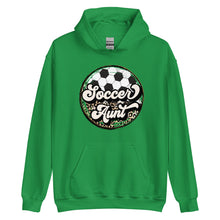 Load image into Gallery viewer, Soccer Leopard Aunt Hoodie
