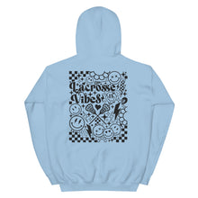 Load image into Gallery viewer, Lacrosse Vibes Front &amp; Back Hoodie
