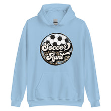 Load image into Gallery viewer, Soccer Leopard Aunt Hoodie
