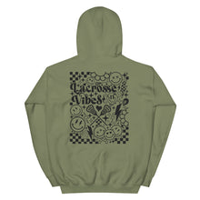 Load image into Gallery viewer, Lacrosse Vibes Front &amp; Back Hoodie
