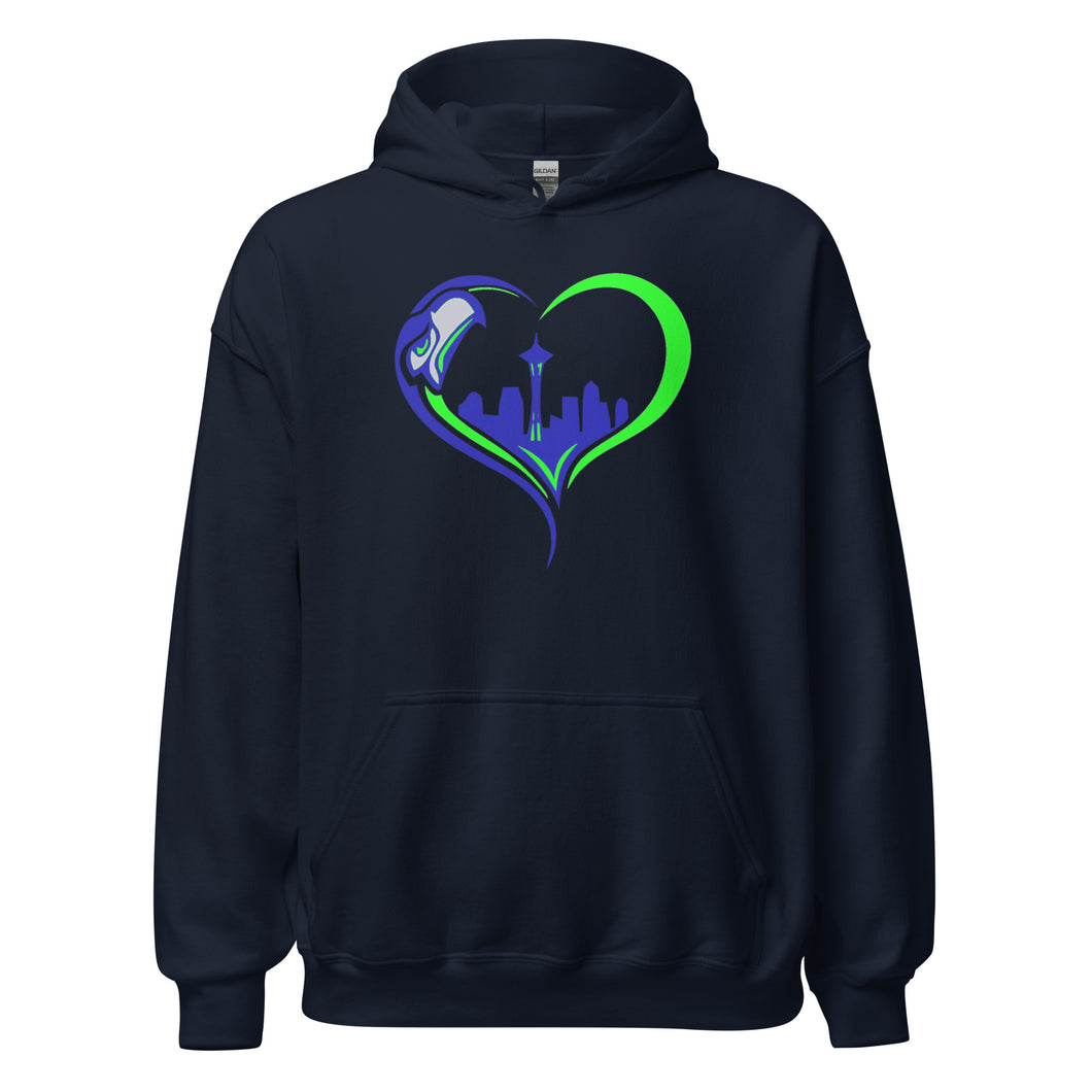 Seahawks Heart Hoodie(NFL)