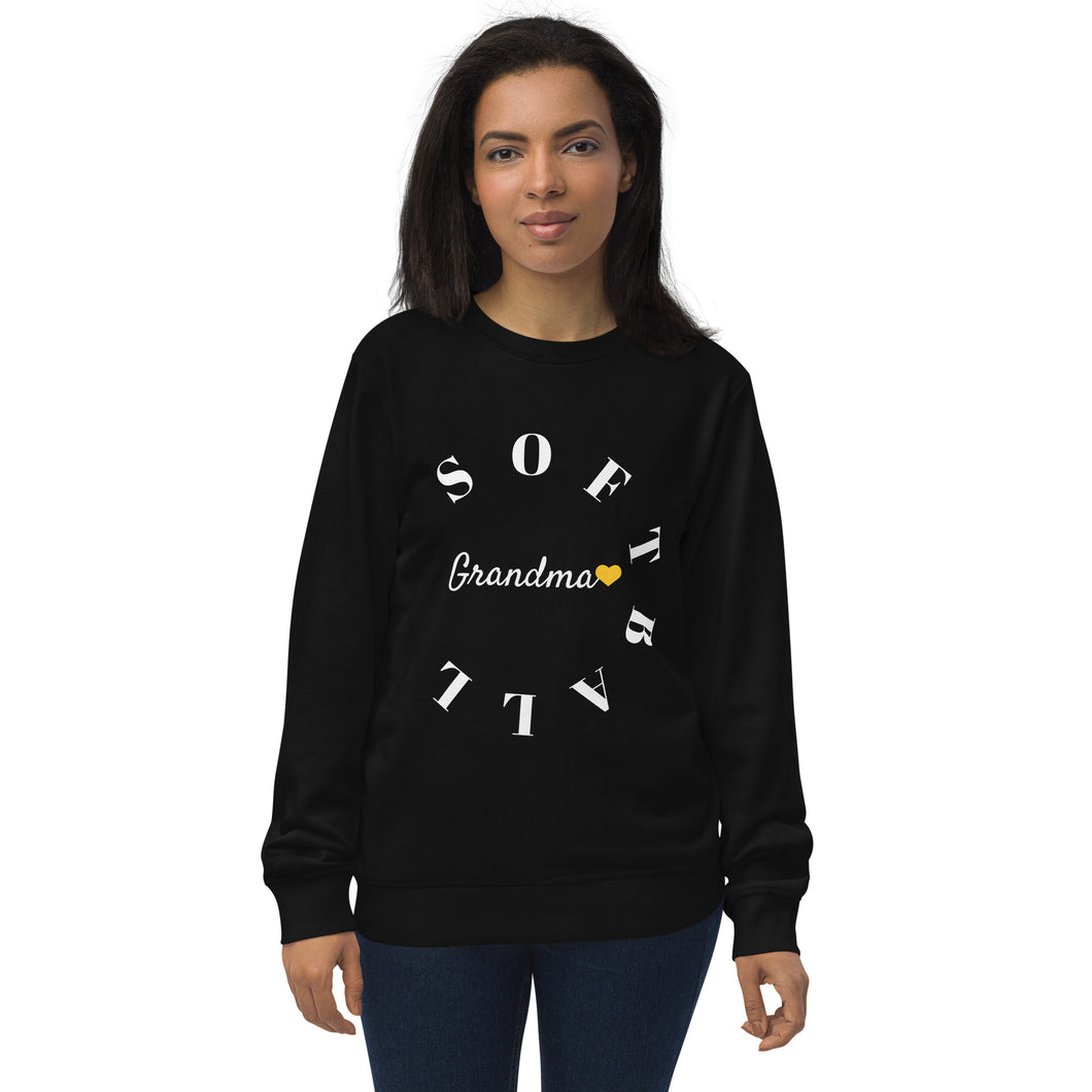 Softball Grandma Organic Sweatshirt