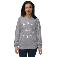 Load image into Gallery viewer, Softball Aunt Organic Sweatshirt
