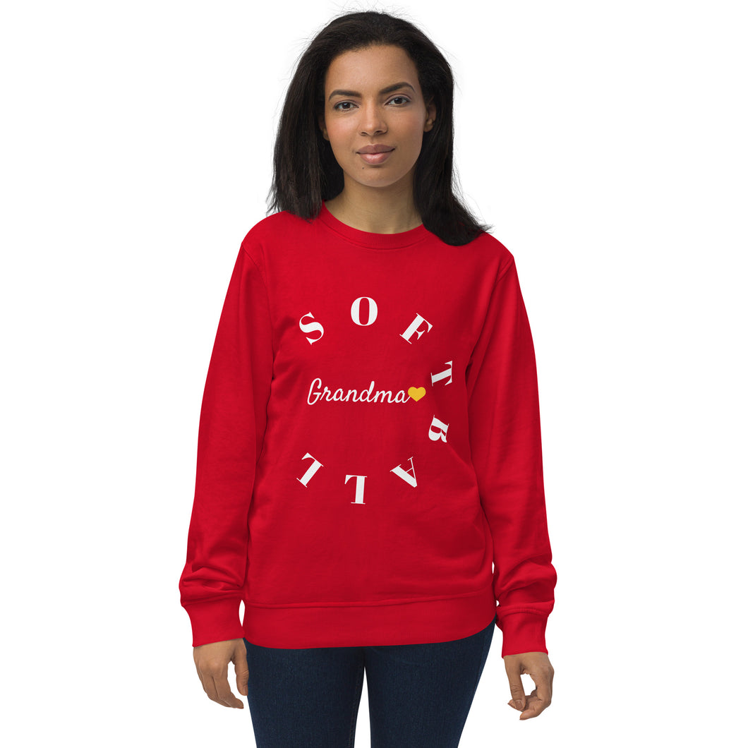 Softball Grandma Organic Sweatshirt
