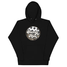 Load image into Gallery viewer, Soccer Leopard Mom Hoodie
