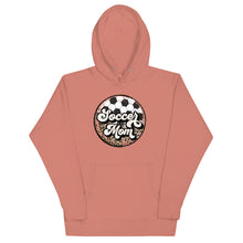 Load image into Gallery viewer, Soccer Leopard Mom Hoodie
