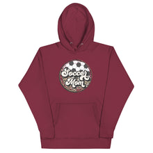 Load image into Gallery viewer, Soccer Leopard Mom Hoodie
