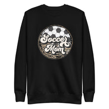 Load image into Gallery viewer, Soccer Leopard Mom Premium Sweatshirt
