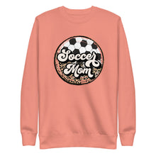 Load image into Gallery viewer, Soccer Leopard Mom Premium Sweatshirt
