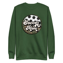 Load image into Gallery viewer, Soccer Leopard Mom Premium Sweatshirt
