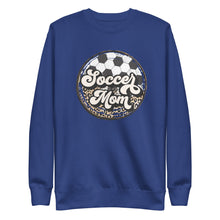 Load image into Gallery viewer, Soccer Leopard Mom Premium Sweatshirt
