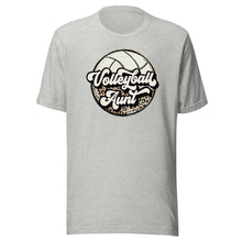 Load image into Gallery viewer, Leopard Volleyball Aunt T-shirt
