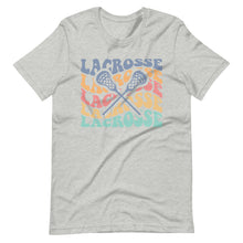 Load image into Gallery viewer, Multicolor Wave Lacrosse T-shirt
