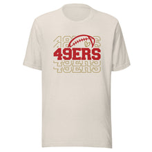 Load image into Gallery viewer, 49ers Stacked T-shirt(NFL)
