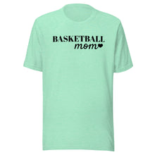 Load image into Gallery viewer, Basketball Mom Heart T-shirt
