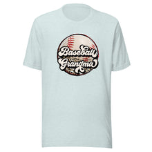 Load image into Gallery viewer, Baseball Grandma Leopard T-shirt
