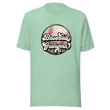 Load image into Gallery viewer, Baseball Grandma Leopard T-shirt
