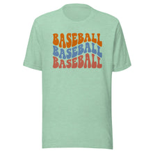 Load image into Gallery viewer, Baseball Color Wave T-shirt
