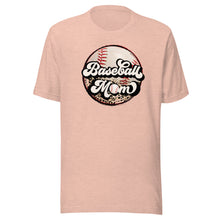 Load image into Gallery viewer, Baseball Mom Leopard T-shirt
