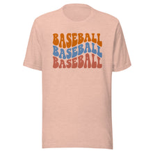 Load image into Gallery viewer, Baseball Color Wave T-shirt
