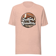 Load image into Gallery viewer, Football Grandma Leopard T-shirt
