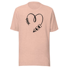 Load image into Gallery viewer, Cross Country Heart T-shirt
