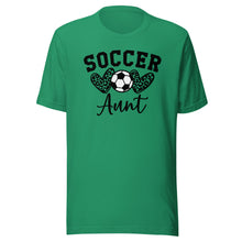 Load image into Gallery viewer, Soccer Aunt Heart T-shirt
