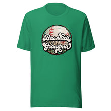 Load image into Gallery viewer, Baseball Grandma Leopard T-shirt
