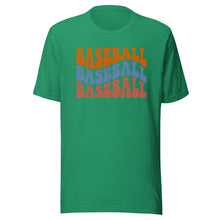 Load image into Gallery viewer, Baseball Color Wave T-shirt
