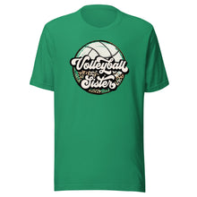 Load image into Gallery viewer, Leopard Volleyball Sister T-shirt
