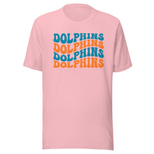 Load image into Gallery viewer, Dolphins Wave T-shirt(NFL)
