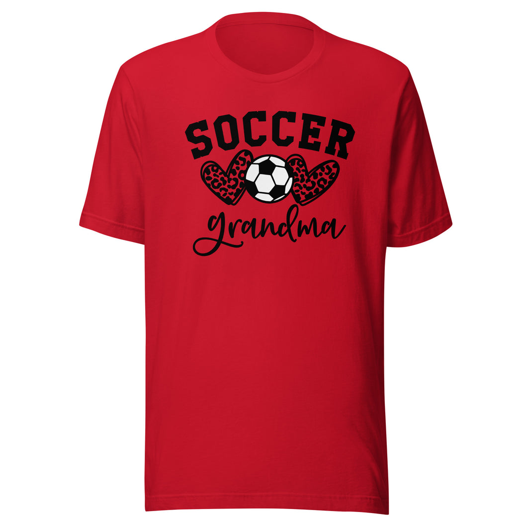 Soccer Grandma Heart T-shirt