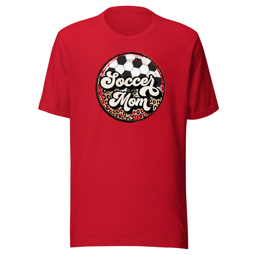 Leopard Soccer Mom T-shirt