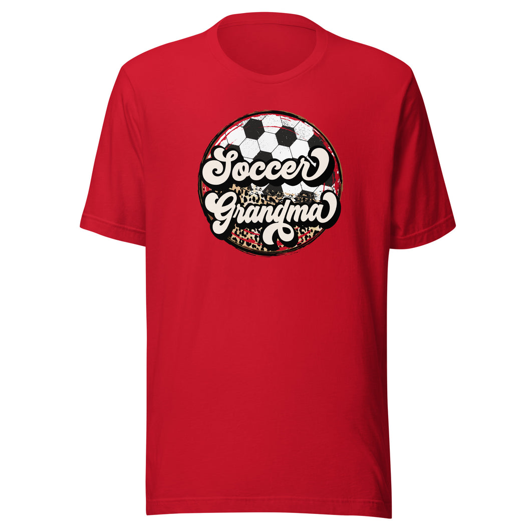 Leopard Soccer Grandma T-shirt