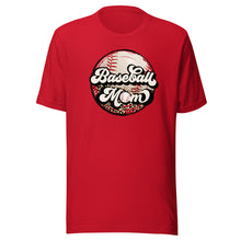 Load image into Gallery viewer, Baseball Mom Leopard T-shirt
