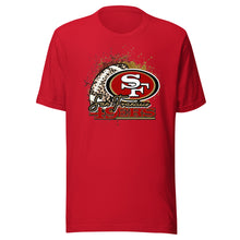 Load image into Gallery viewer, 49ers Splatter T-shirt(NFL)
