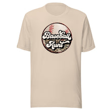 Load image into Gallery viewer, Baseball Aunt Leopard T-shirt
