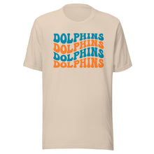 Load image into Gallery viewer, Dolphins Wave T-shirt(NFL)
