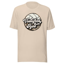 Load image into Gallery viewer, Leopard Volleyball Aunt T-shirt
