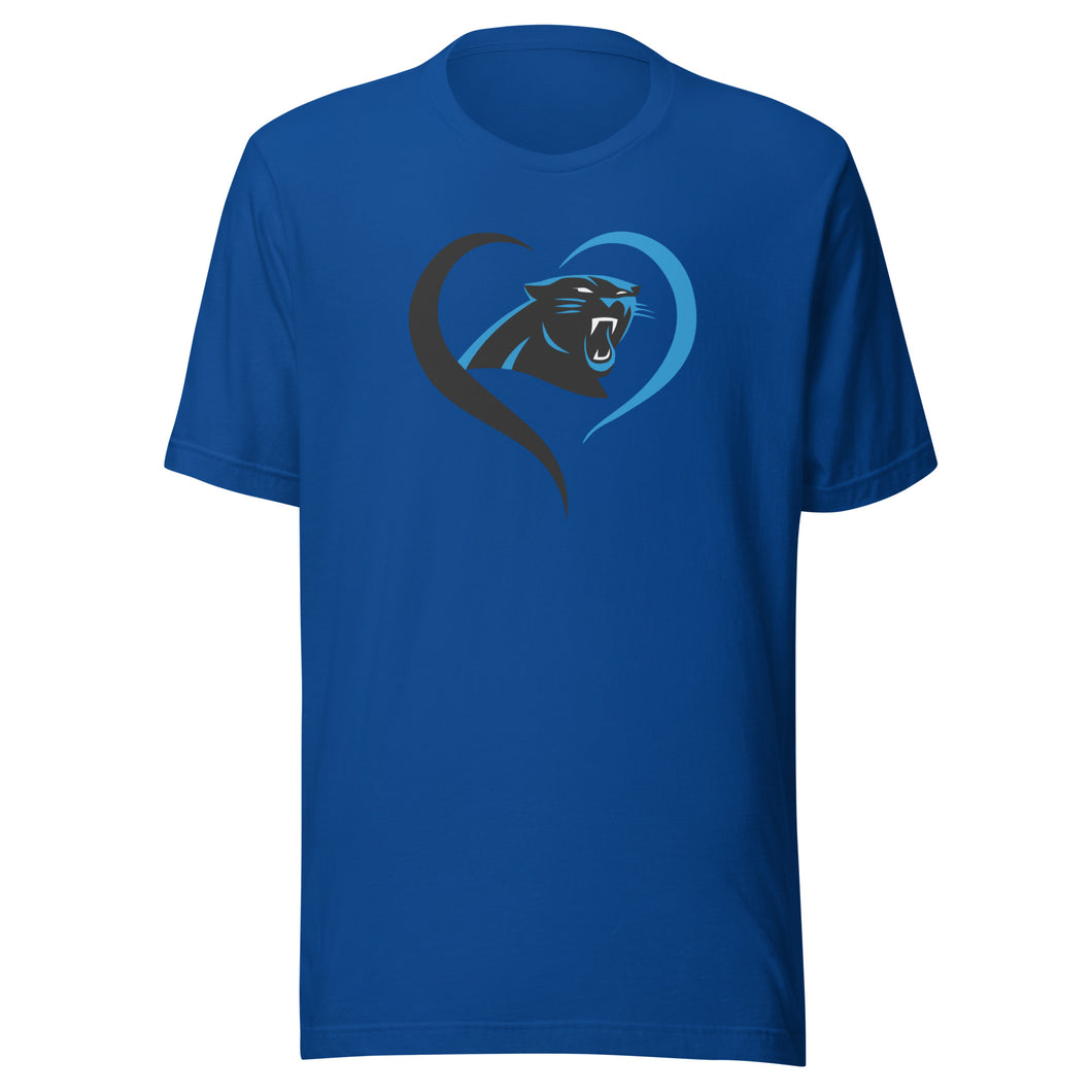 Panthers Heart T-shirt(NFL)