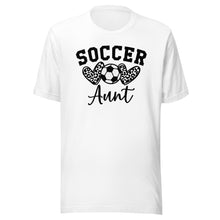 Load image into Gallery viewer, Soccer Aunt Heart T-shirt
