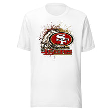 Load image into Gallery viewer, 49ers Splatter T-shirt(NFL)
