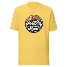 Load image into Gallery viewer, Football Aunt Leopard T-shirt
