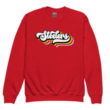 Load image into Gallery viewer, Steelers Retro Youth Sweatshirt(NFL)
