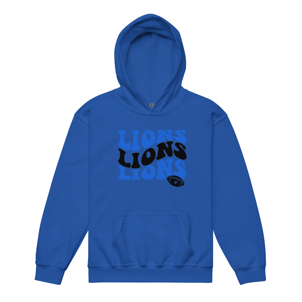 Lions Wave Youth Hoodie 2(NFL)